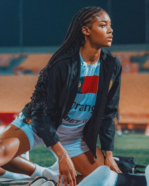 Mireille Tchengang  is one of the hottest female footballers in 2025