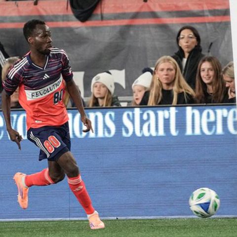 Nigeria's Alhassan Yusuf in action for the New England Revolution. (Photo Credit: New England Revolution/X)