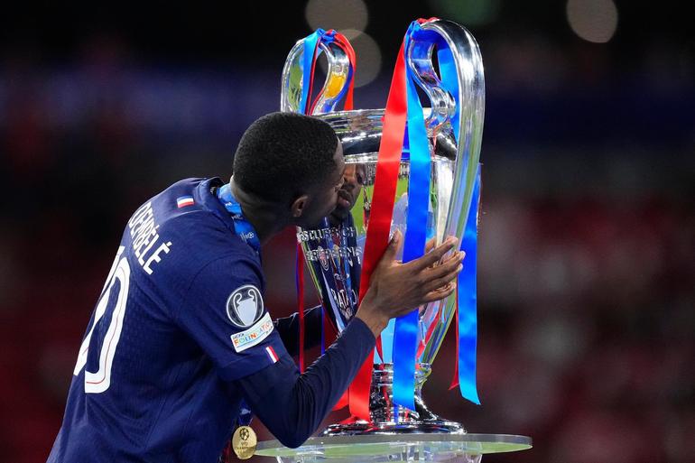 Ousmane Dembele and PSG are defending champions.