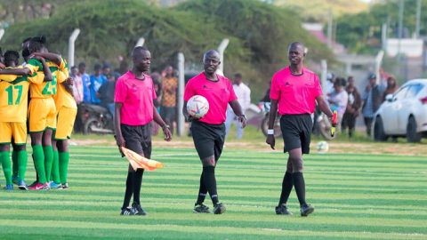 Referees nearly beaten by irate fans after NSL match in Kajiado [VIDEO]