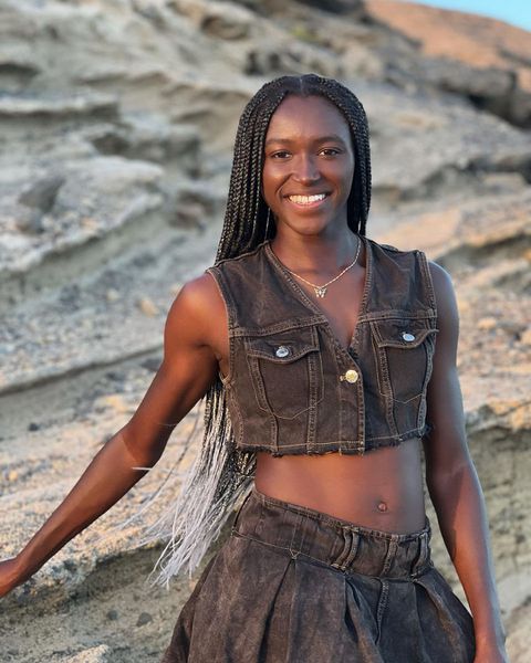 In the photos, Babajide showed off her skills being able to fill her car with petrol (fuel). Instagram/Rinsola Babajide