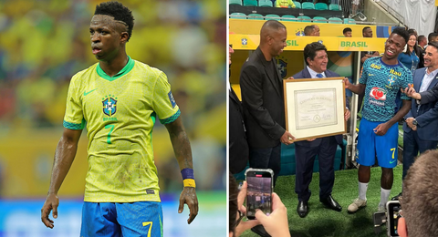 Vinicius Jr: DNA test reveals Real Madrid star is African as Brazilian presented with certificate of Cameroonian roots