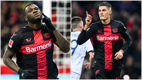 Bayer 4-0 Bochum: Super-sub Victor Boniface and Schick lead Leverkusen to historic victory