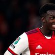 Arsenal striker Eddie Nketiah || Image credit: Sky Sports