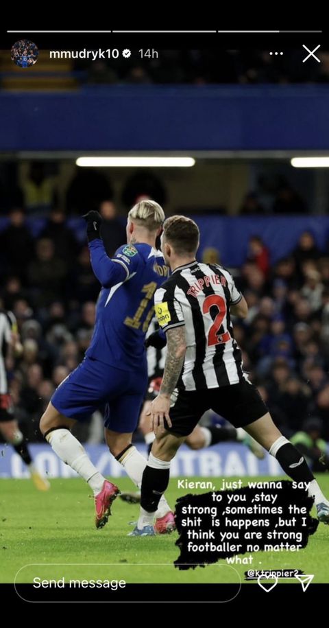 Mudryk on is Instagram story || Credit: X