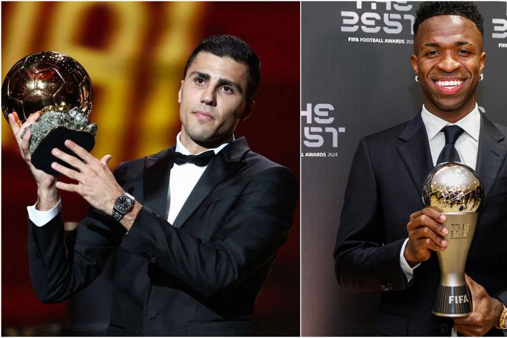 Rodri vs Vinicius Jr ranked by the Guardian.