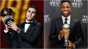 Ballon d'Or vs The Best: Rodri beats Vinicius Jr. again