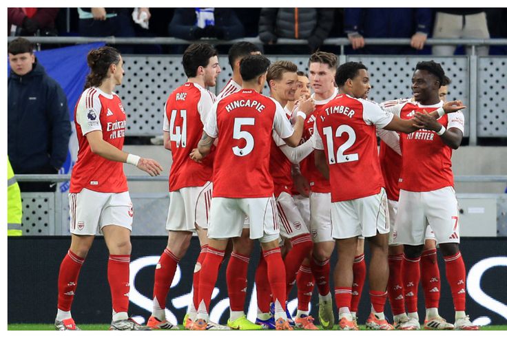 Gunners knock Man City out of top spot