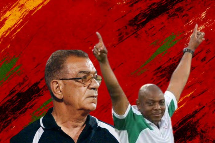 AFCON greats Stephen Keshi and Mahmoud El Gohary