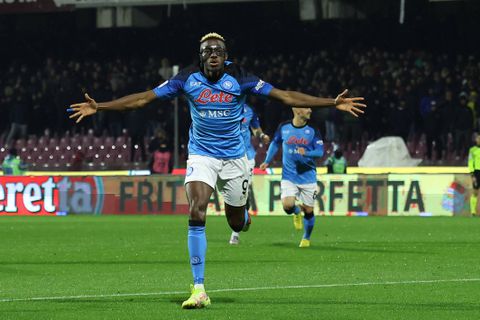Osimhen's wonder strike against Roma voted goal of the month