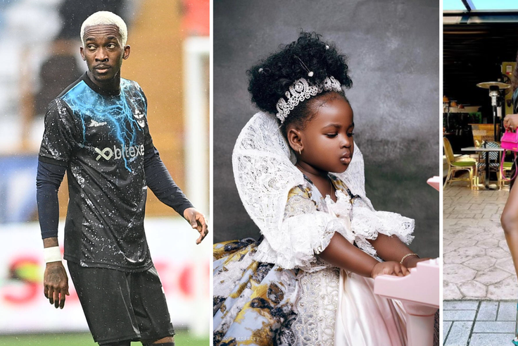 Super Eagles star Henry Onyekuru and wife celebrate daughter's 3rd birthday
