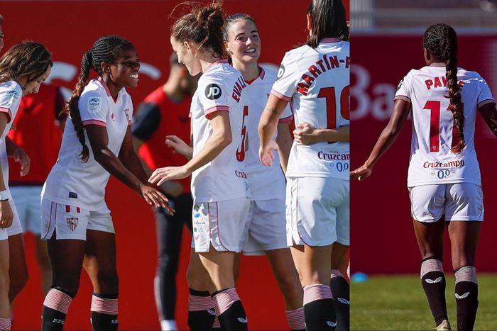 Watch Super Falcons star Toni Payne score for Sevilla in a 3-1 win against Villarreal. Instagram/Toni Payne