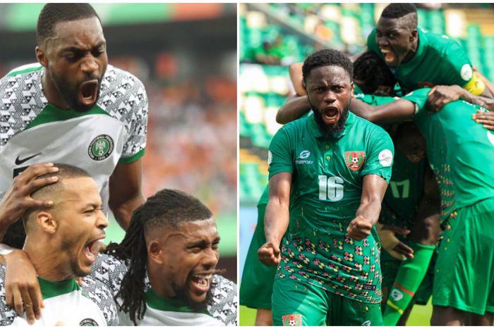 Nigeria vs Guinea-Bissau at AFCON 2023.