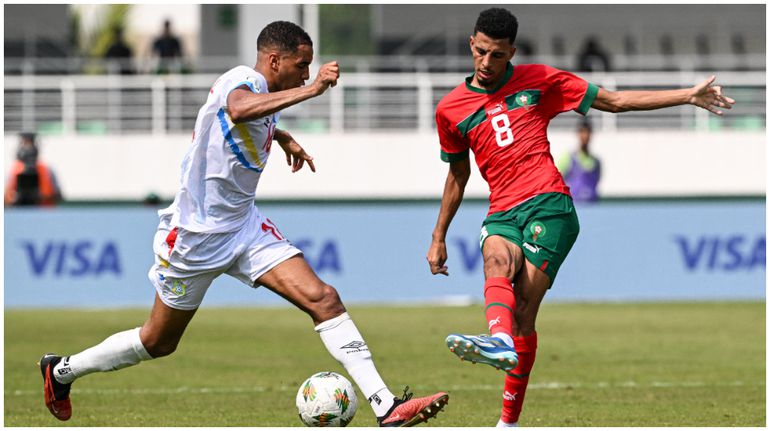 Morocco vs DR Congo ended in a 1-1 draw.