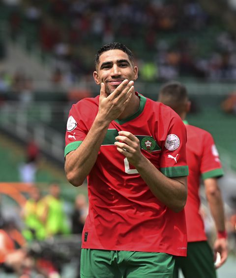 Morocco's Achraf Hakimi is one of the most recognised players at AFCON 2023 (Photo Credit: CAF/X)