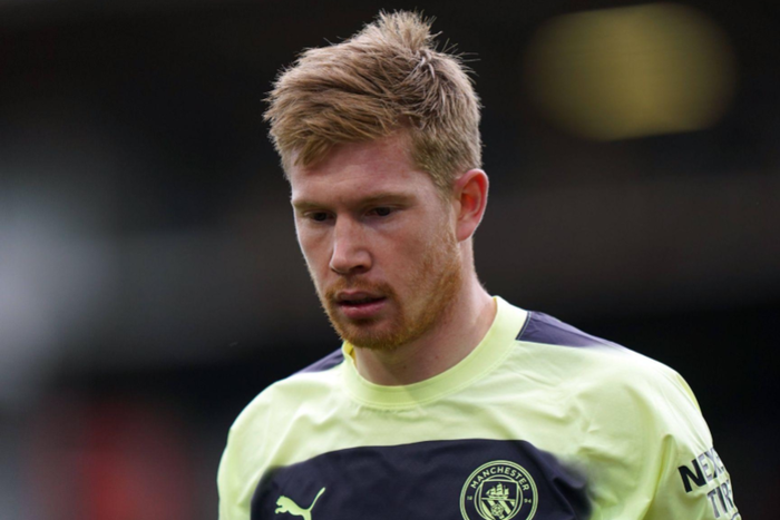 Kevin de Bruyne missing from City's squad