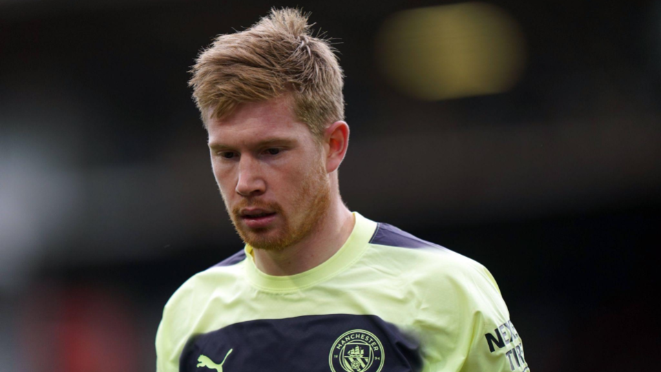 Kevin De Bruyne absent again! Injured Manchester City talisman out for  second consecutive game as he misses West Ham clash