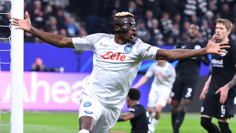 Osimhen scored again as Napoli took their conquest to the Champions League