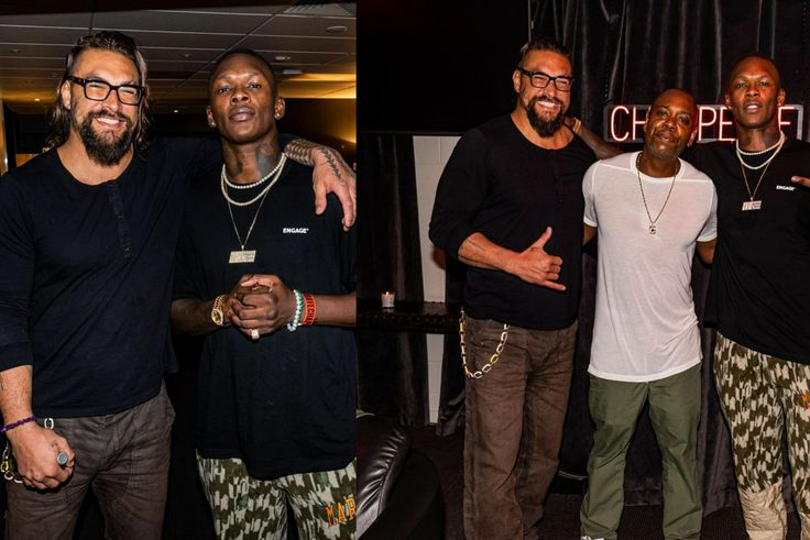 Israel Adesanya 'starstruck' meeting comedian Dave Chappelle