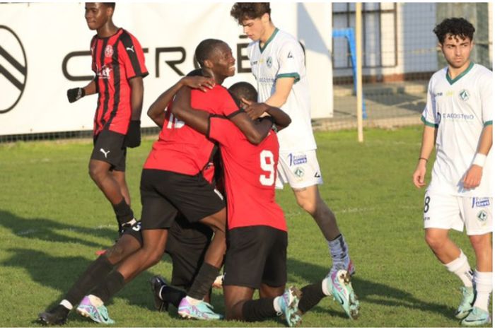 Beyond Limits stars celebrate at the Viareggio Cup.