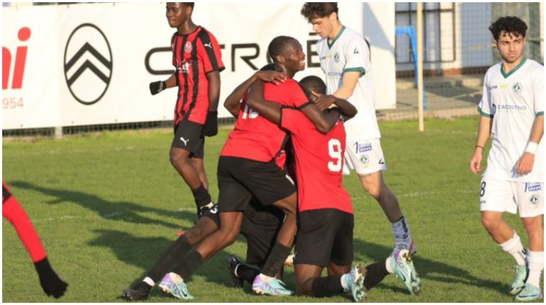 Beyond Limits stars celebrate at the Viareggio Cup.