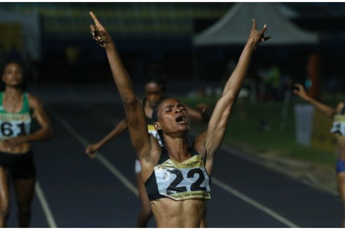 Esther Joseph in awe after her win at the AFN Trials.