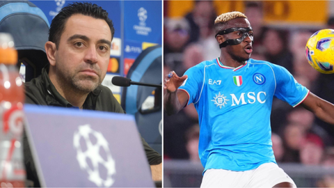 Xavi fears Osimhen threat ahead of Barcelona vs Napoli