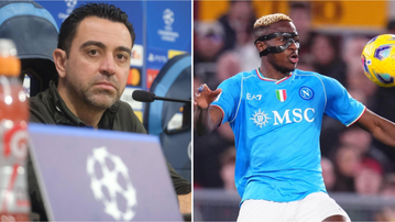 Xavi fears Osimhen threat ahead of Barcelona vs Napoli