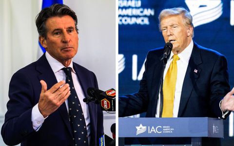Sebastian Coe echoes Donald Trump’s concerns over transgender athletes in women’s sports