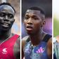 Three athletes who have broken Usain Bolt's record.