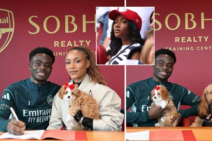 Mixed reactions trail Tolami Benson’s viral photo celebrating Bukayo Saka’s Arsenal contract