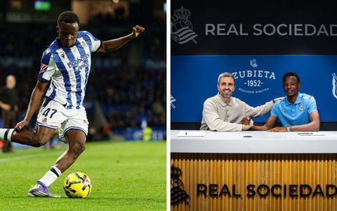 Job Ochieng: Harambee Stars Winger Signs New Real Sociedad Deal After First Team Breakthrough