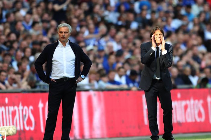 Jose Mourinho and Antonio Conte