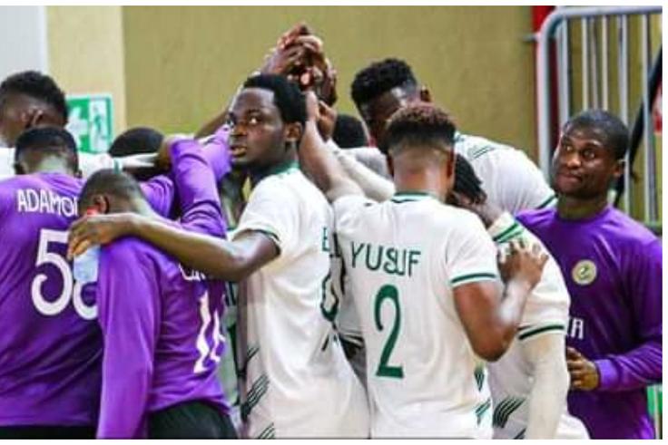 A dejected Nigerian Golden Arrows.