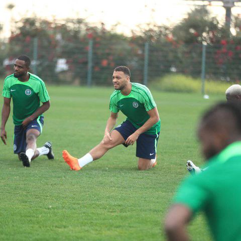 Cyriel Dessers (right) returned to the Super Eagles for the first time in 15 months.