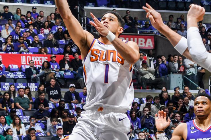 Devin Booker again produced a monster performance for the Suns against the Clippers.