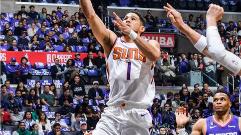 Josh Okogie in action as nuclear Devin Booker inspires Phoenix Suns beat LA Clippers in Game 3
