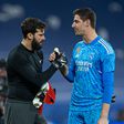 Alisson Becker and Thibaut Courtois, two of the best goalkeepers in the world in 2023