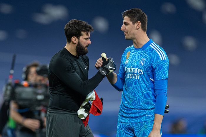 Alisson Becker and Thibaut Courtois, two of the best goalkeepers in the world in 2023
