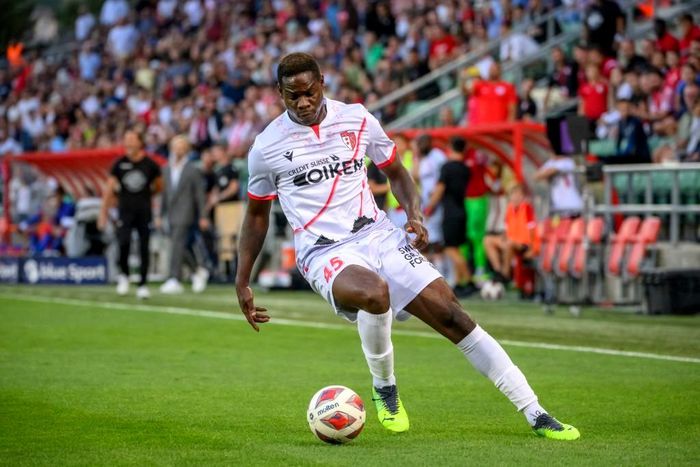 Mario Balotelli playing for FC Sion