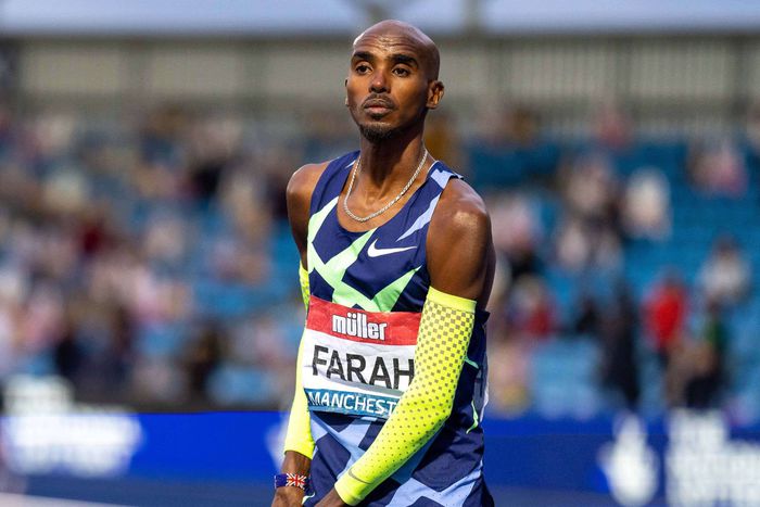 Sir Mo Farah before his last olympic attempt at the 10,000 metres race