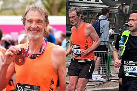 Manchester United's 71-year-old co-owner posts personal best at London Marathon