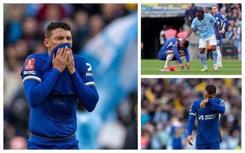Thiago Silva shed tears following Chelsea's FA Cup Semi-Final loss to Man City