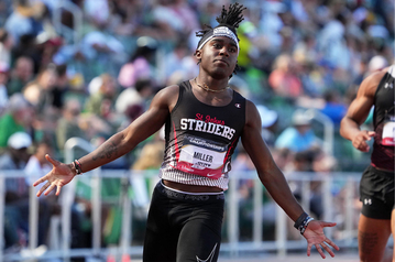 Christian Miller: 17-year-old speed sensation breaks American junior 100m  record