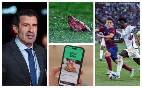 Luis Figo reignites feud with Barcelona fans in hilarious Uber Eats advert ahead of El Classico