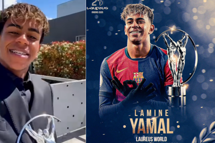 Lamine Yamal is the Laureus World Breakthrough of the Year || Image credit: Laureus