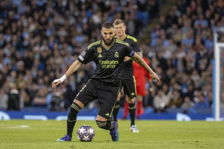 Karim Benzema in action for Real Madrid