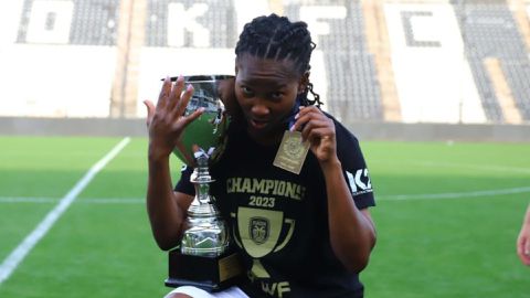 Harambee Starlets striker Akida revels in PAOK title triumph