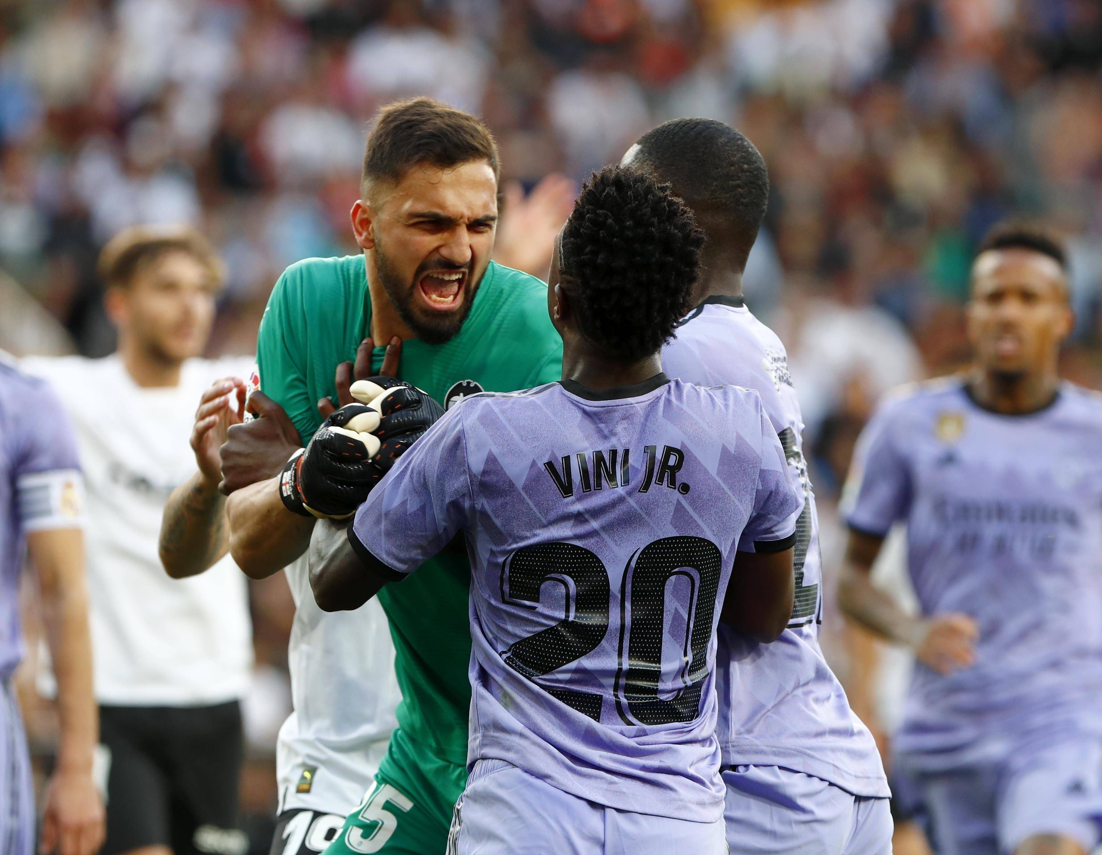 Real Madrid players show support for Vinicius Junior with shirt