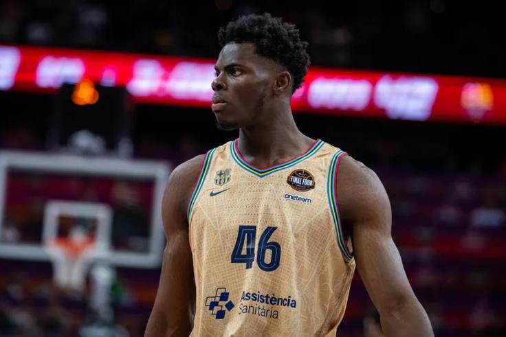 Nigerian professional basketball player James Nnaji had a monster performance for Barcelona against Unicaja.